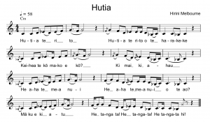 MENZA Waiata – ‘Hutia’ by Hirini Melbourne. - Menza