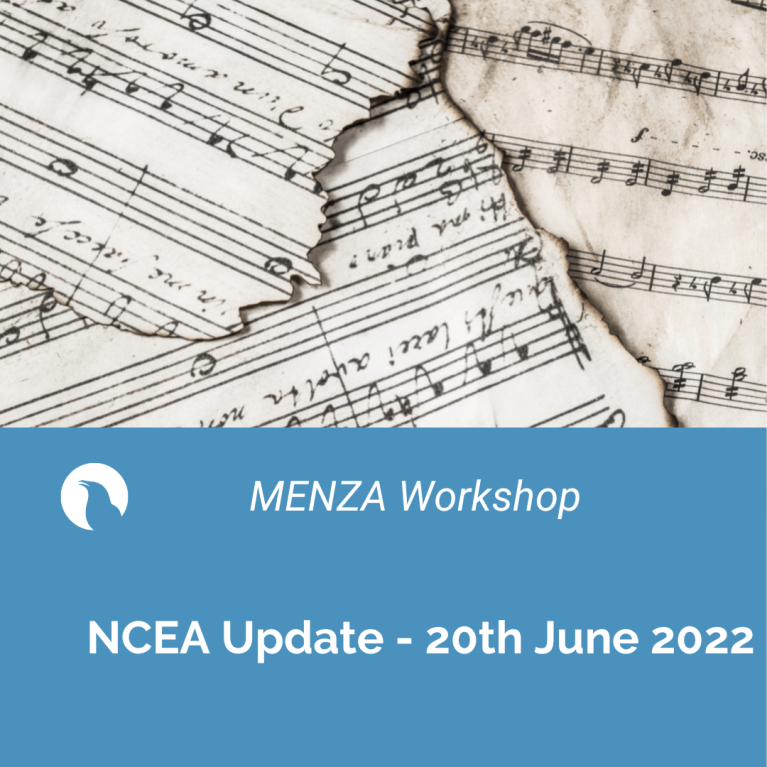 MENZA Workshop – NCEA Update – 18th June 2022