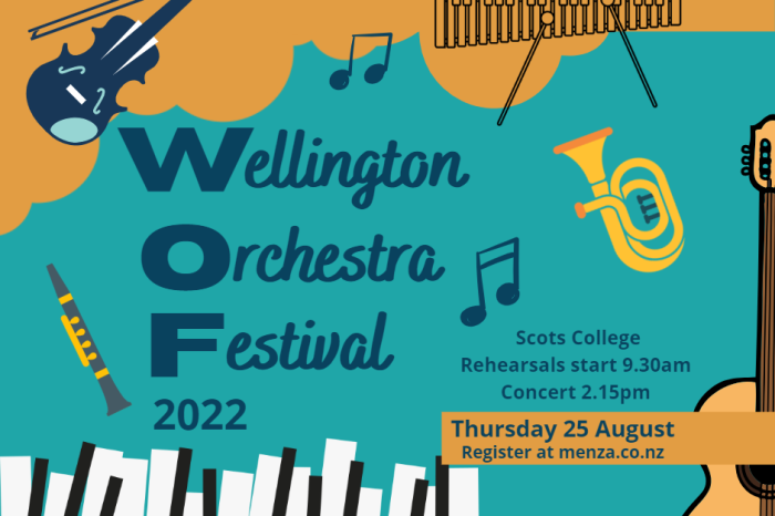 MENZA Wellington Events – WOF and When We Sing!!