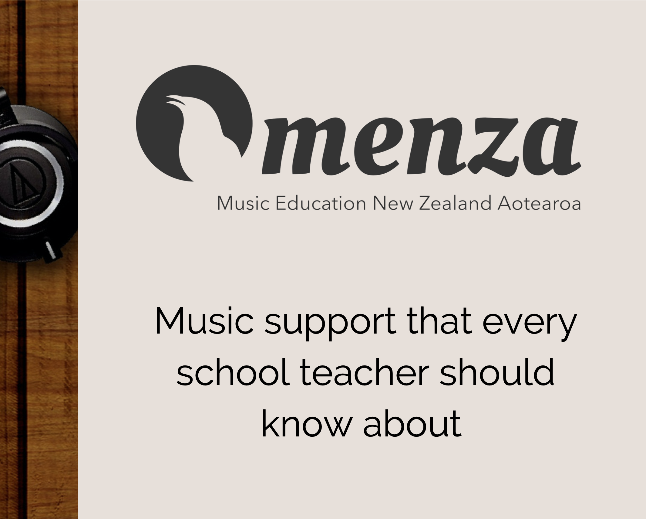 Support for Music Teachers