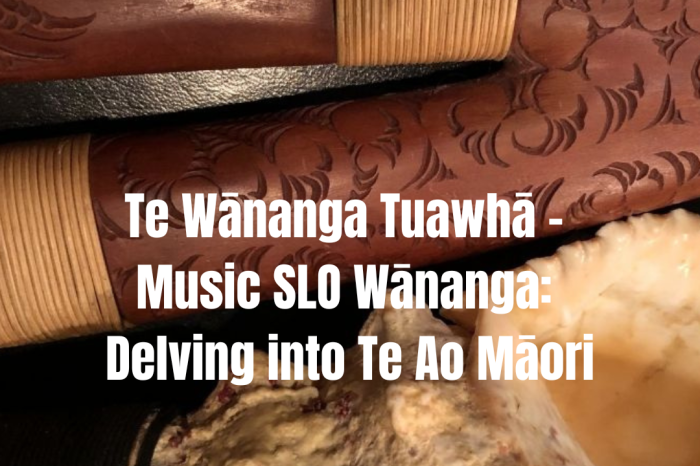 Te Wānanga Tuawhā – Music SLO Wānanga: Delving into Te Ao Māori