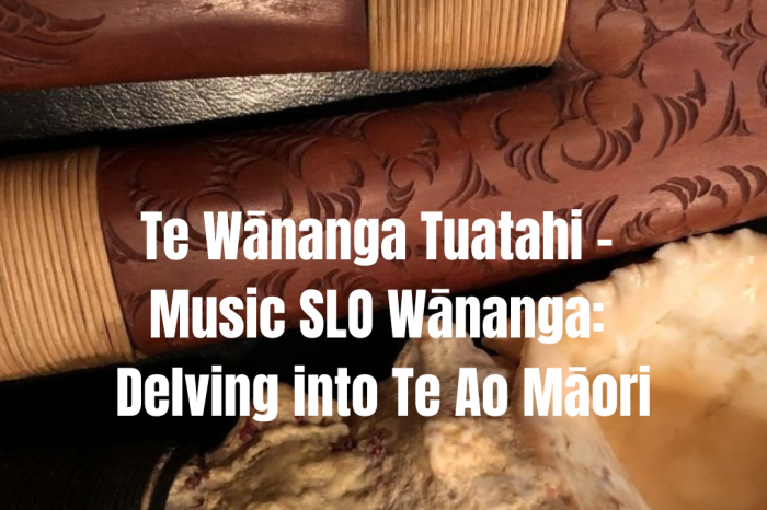 Te Wānanga Tuatahi – Music SLO Wānanga: Delving into Te Ao Māori