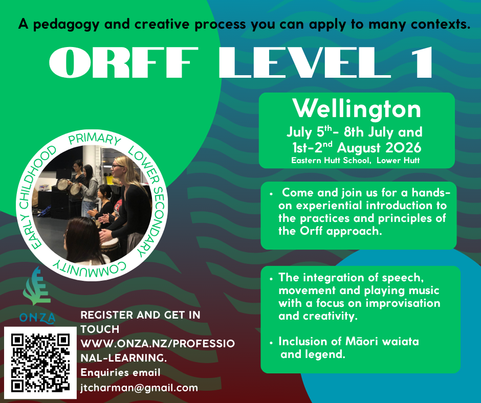 ORFF Level 1 course – Wellington