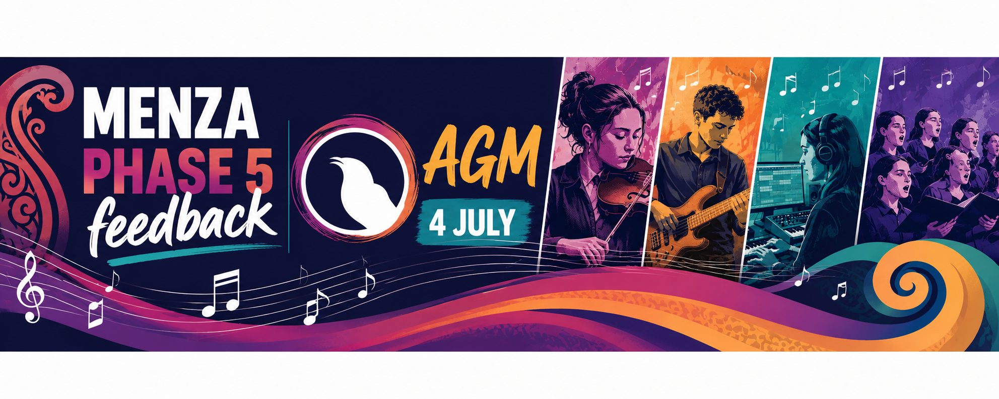 MENZA 2026 AGM and Phase 5 music & music technology feedback hui